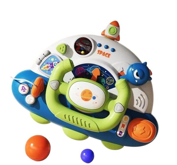 Timón De Conducción Espacial Para Niños