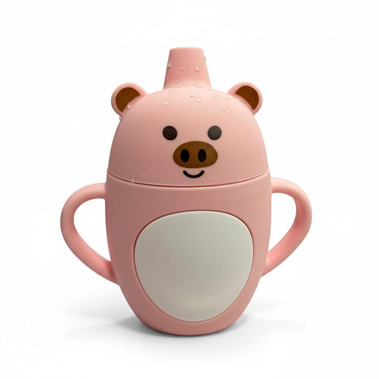 Vaso Entrenador de Silicona Animado – Antiderrames y Ergonómico